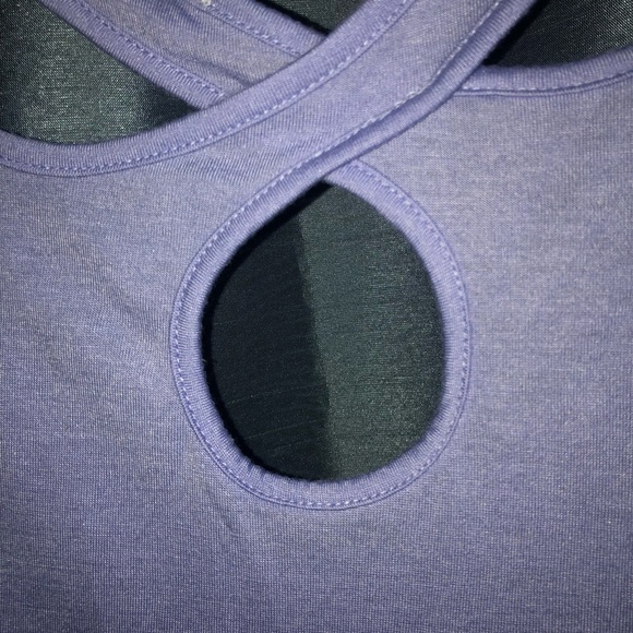 Ricki's xxl Purple Sleeveless Tank Top with Cut Out Designs and beads - Picture 8 of 8